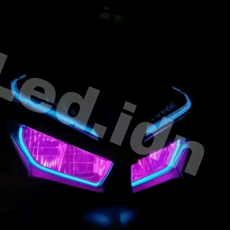 PAKET LED Alis vario 125 & 150 l 4 Led Alis Free Demon Eye  Lampu Motor 5