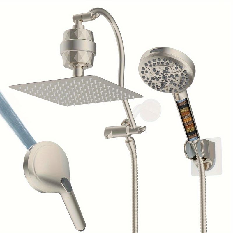 Shower Head with 20 on sale Stage Shower Filter Combo