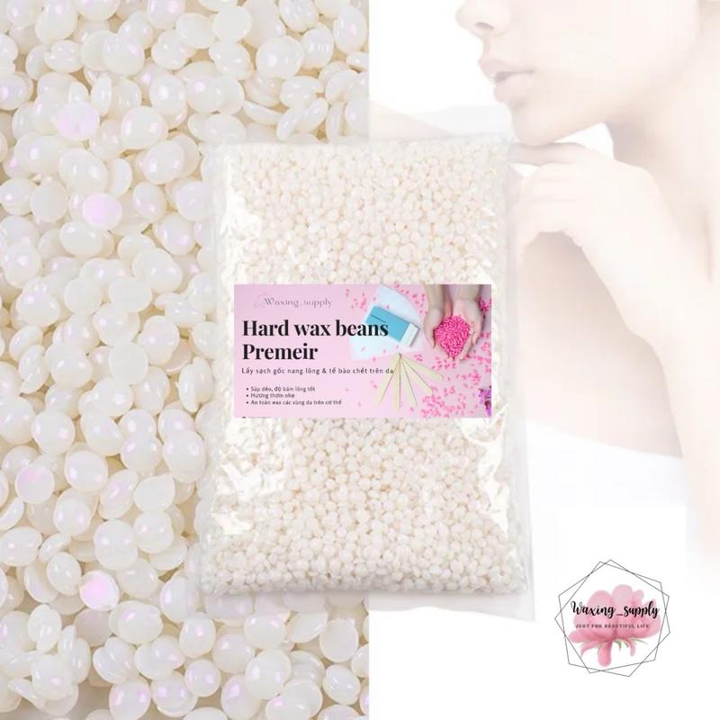 [Che tên sp] Sáp wax lông Premier cao cấp màu nhũ ánh tím LiLac. Waxing Supply Hard wax beans Premier Cạo Râu nữ Women sisapgiatot wax lông vùng kín sáp giá rẻ