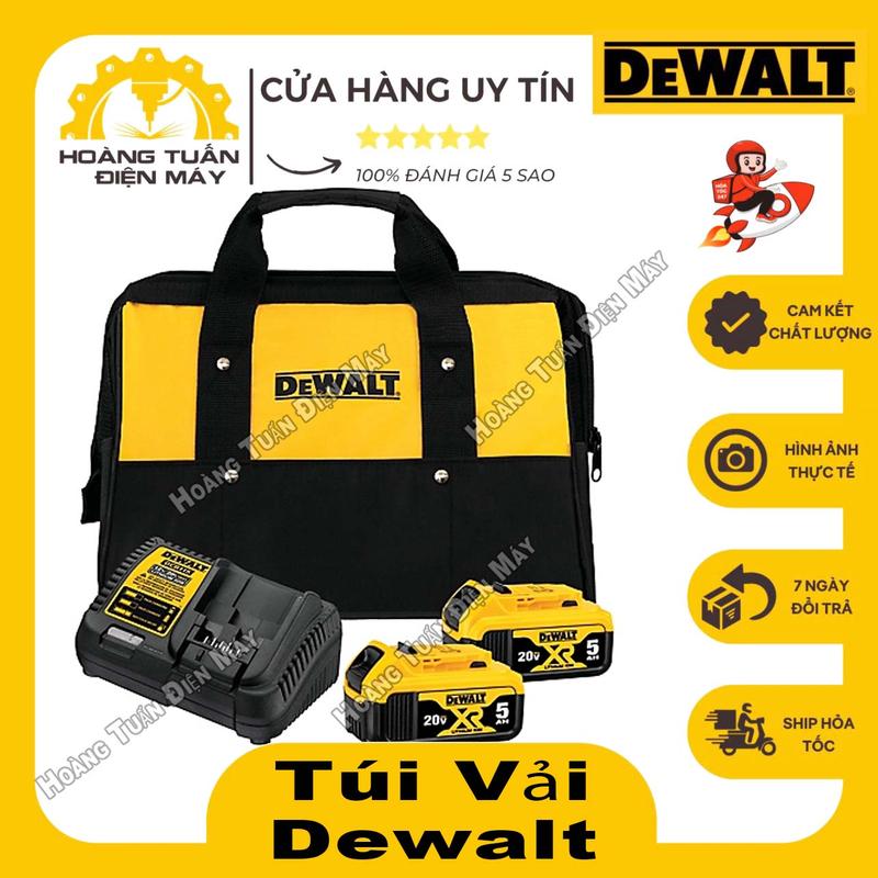 Túi Vải Dewalt size 45-30-30-Bền-Chính Hãng-Hoàng Tuấn Điện Máy 0