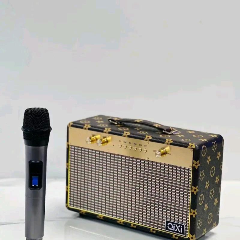 loa blutooth karaoke sk2030 kèm 1 míc không dây phù hợp đi chơi du lịch Củ Loa Nghe Nhạc