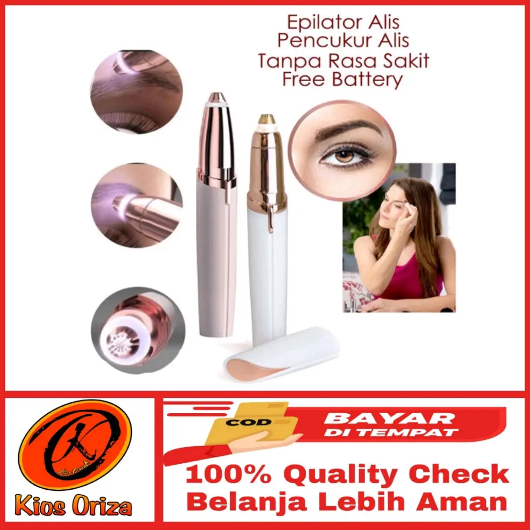 Alat Cukur Alis Electric Eyebrow Trimmer Portable