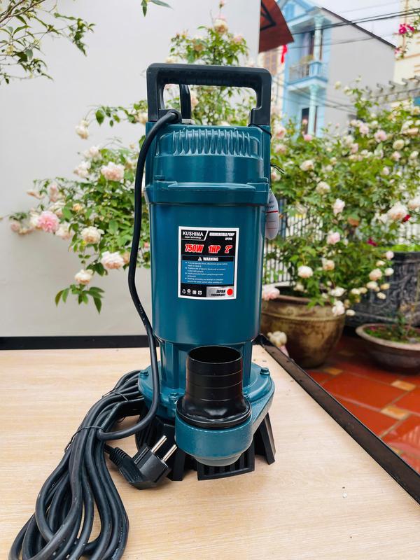  Máy bơm nước chìm 750W KUSHIMA Cam kết lõi đồng 100% Bơm tõm 750W 