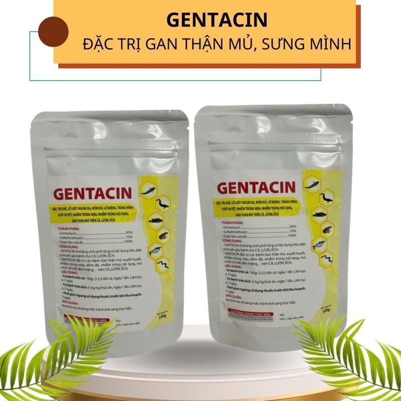 GENTACIN_đặc trị ghẻ, lở loét ngoài da, đốm đỏ, lở miệng, gan thận mủ trên cá, ếch, lươn 0