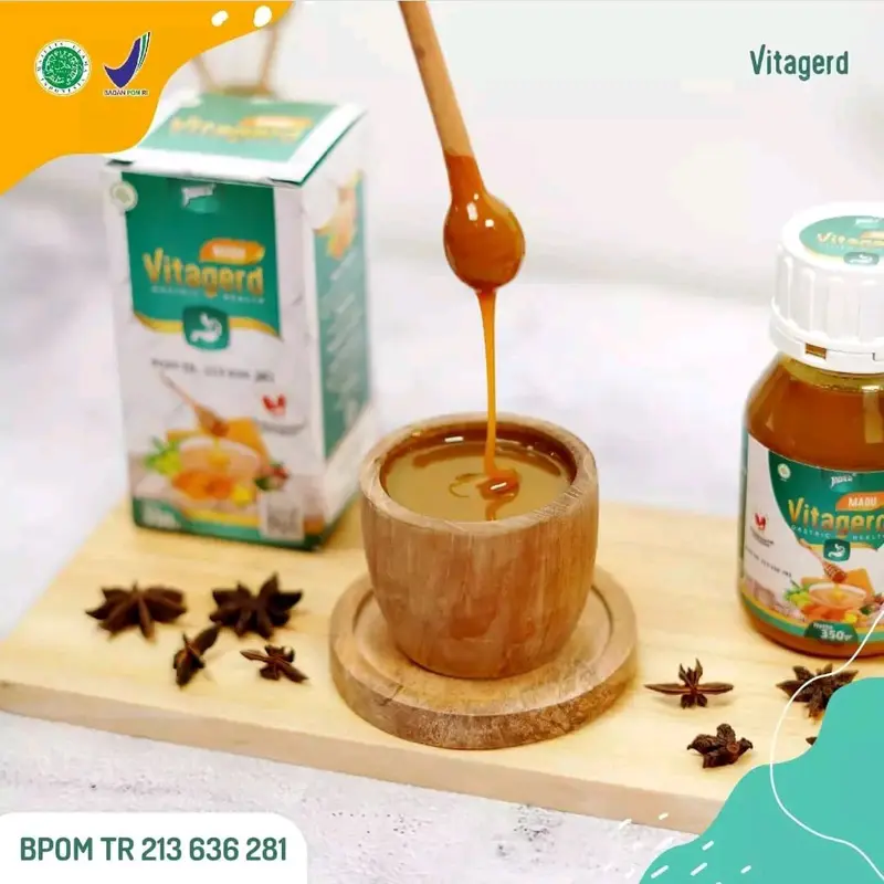 MADU VITAGERD ASLI ORIGINAL 100% HERBAL MAAG ASAM LAMBUNG TERBAIK 5