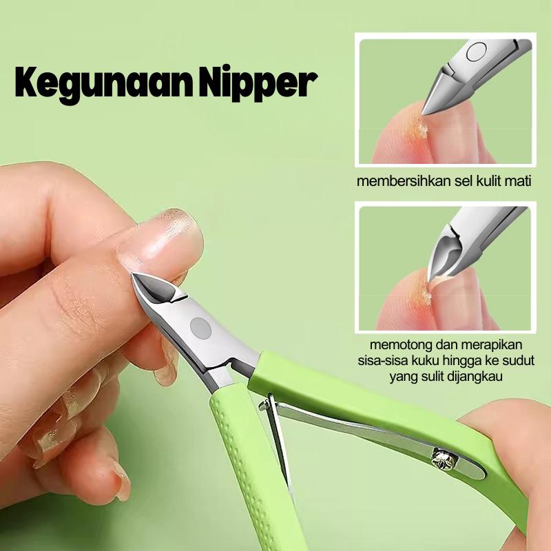 Cuticle Nipper / Tang Kutikula Kuku / Nail Nipper / Gunting Kutikula Perawatan Kuku /Set Manikur Bersihkan 3
