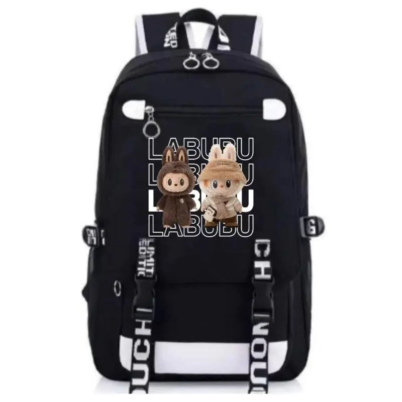 ADN STORE - TAS RANSEL SEKOLAH ANAK LAKI LAKI PEREMPUAN KARAKTER ANIME LABUBU SABLON DTF - TAS SEKOLAH CEWEK TK SD SMP KEKINIAN KOREAN FASHION