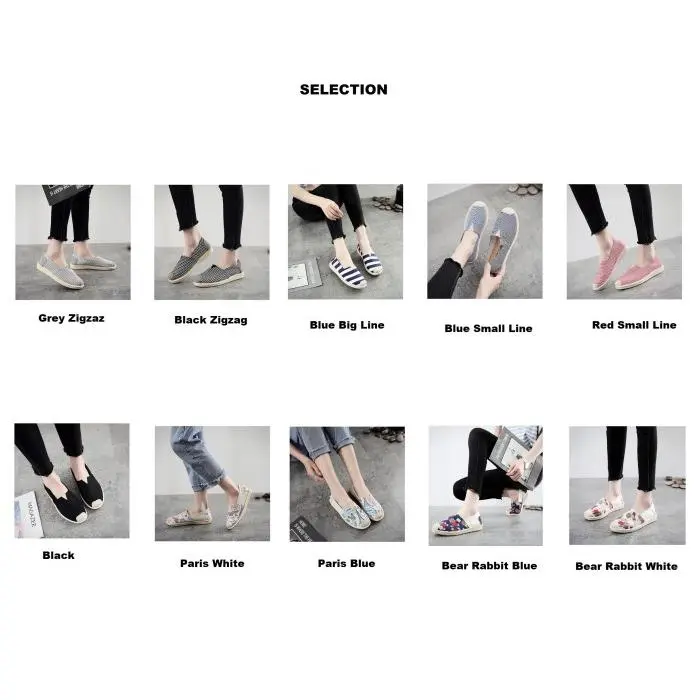 SH60 Sepatu Kanvas Wanita Flat Mix Pattern Women Flat Shoe 1