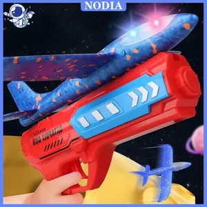 Nodia Toys Mainan Anak Laki Laki Pesawat Terbang Ada Lampu Mainan Layang Layang Plane