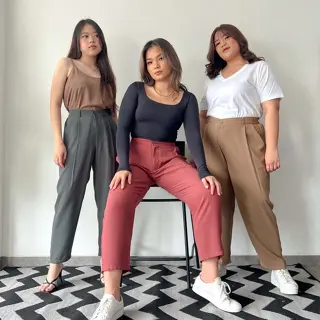 [Tutuloph] Jacy Pants | Pencil Pants (ONLY PANTS) | Casual Pants | ALLSIZE - BIGSIZE