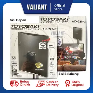 Toyosaki AIO-220AW Antena TV Digital Analog Outdoor Indoor AIO 220 AW / AIO220AW