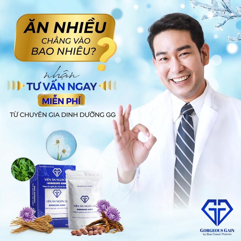 Viên Ăn Ngon GG hỗ trợ ăn ngon ngủ ngon và hấp thu tốt cho trẻ từ 12 tuổi và người lớn 1