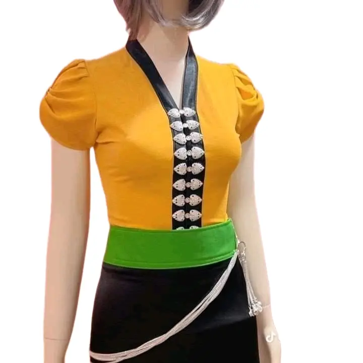 áo  cóm truyền thống tây bắc  cổ v tây  cộc.
