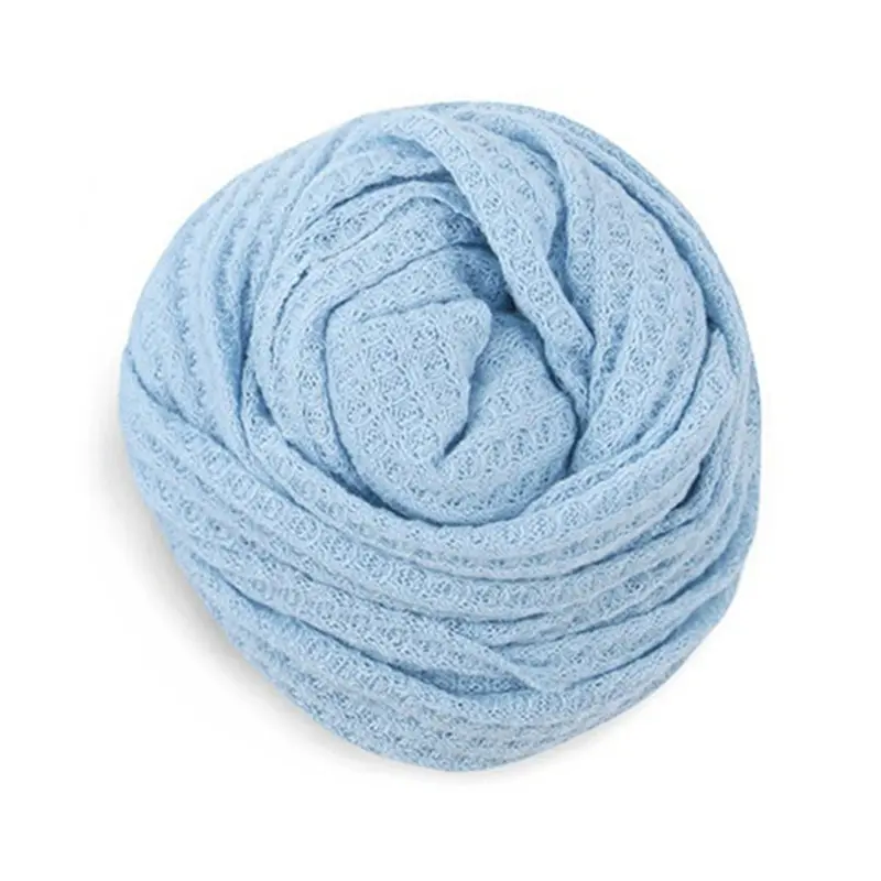 Fujin Newborn Baby Knitted Swaddle Wrap Receiving Blanket Infants Photography Props Stretch Wrap Photo Shooting Backdrop
