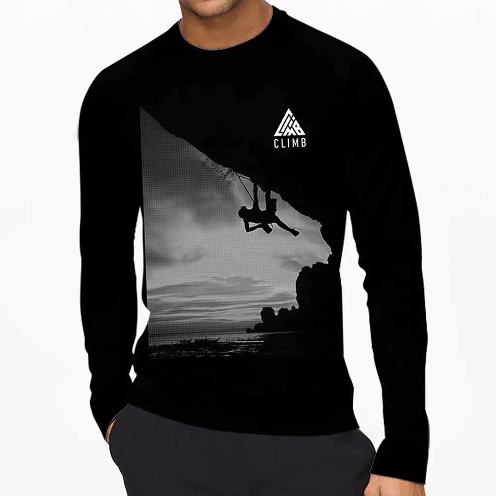 CLIMB LAUT | Kaos Lengan Panjang Pria & Wanita | Distro | Sablon | Murah | Produk Lokal | FUTURA CLOTHING