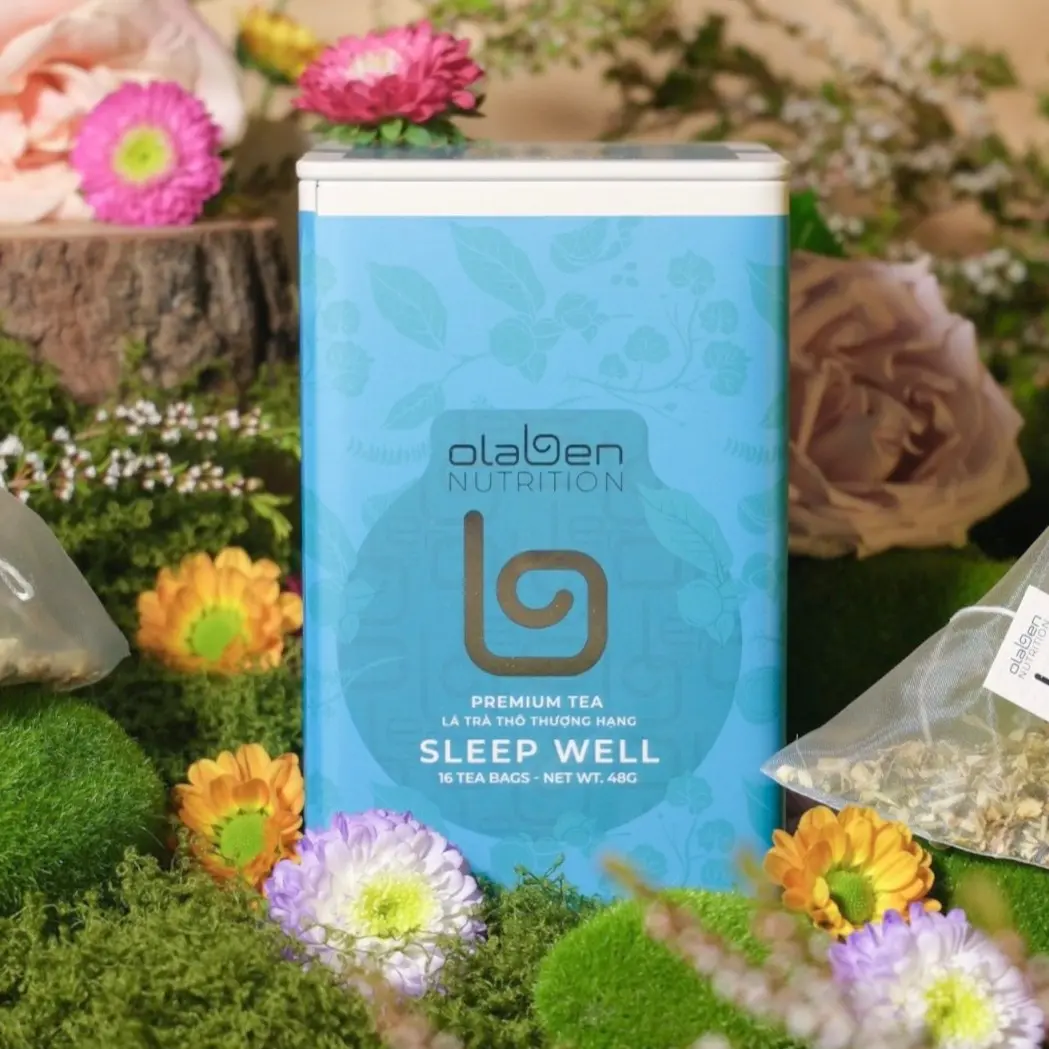 Trà Thảo Mộc OLABEN Nutrition SLeep Well  35gram (mẫu mới) mát