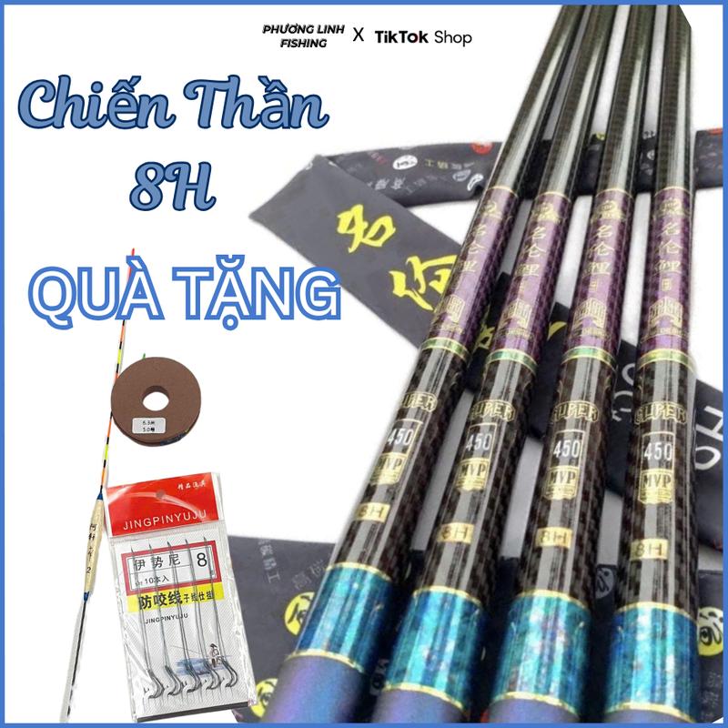Siêu Sale Cần Câu Tay Chiến Thần 8H 6H 5H 10H bản ĐỐI TRỌNG SĂN HÀNG Tặng kèm Ngọn phụ zin Phao Trục Thẻo Đi Câu Fishing chiến thần Đồ Câu Phương Linh Giá Tốt TL02