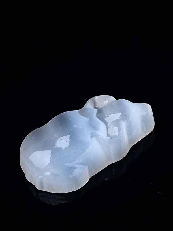 Natural White Sculpture, 3 Counts/set Mini Stone Crafts, Handmade Healing Stone Ornaments 2