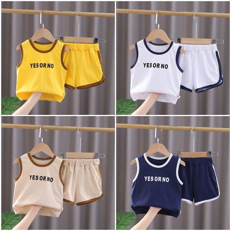 Bộ ba lỗ cho bé, bộ sát nách cho  bé gái bé trai YES 5-20 kg Cotton