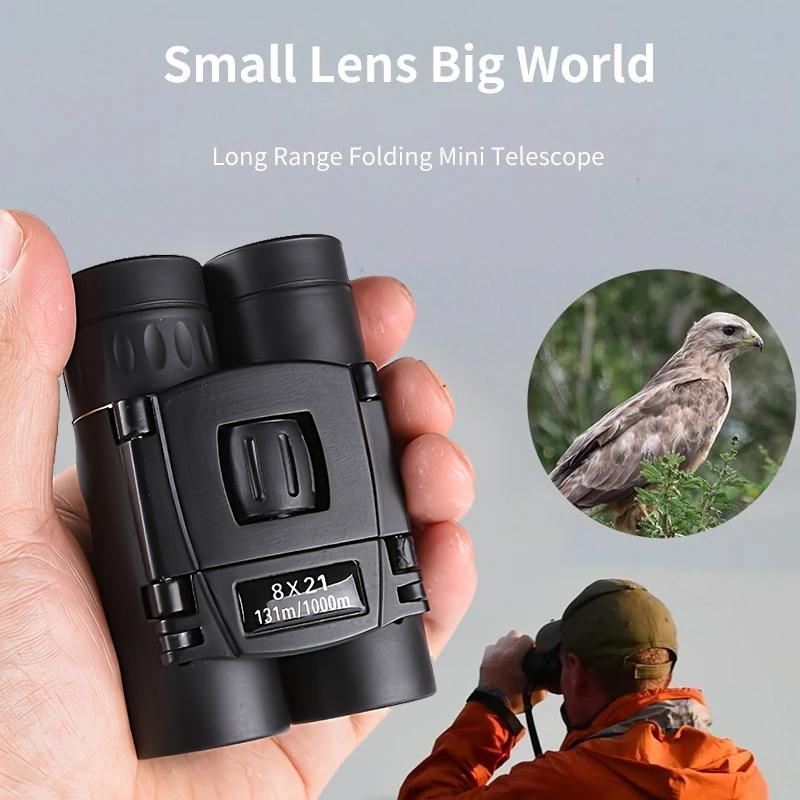 Product Introduction of 8x21 Mini Pocket Binoculars, Compact Lightweight Binoculars, Fully Coated Lens Binoculars for Travel & Hiking 7