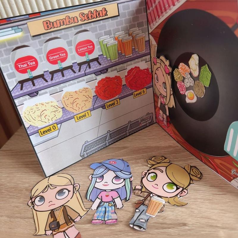 RESTO SEBLAK AVATAR Paperdoll Bongkar Pasang Mainan Edukasi Anak Terbaru 3