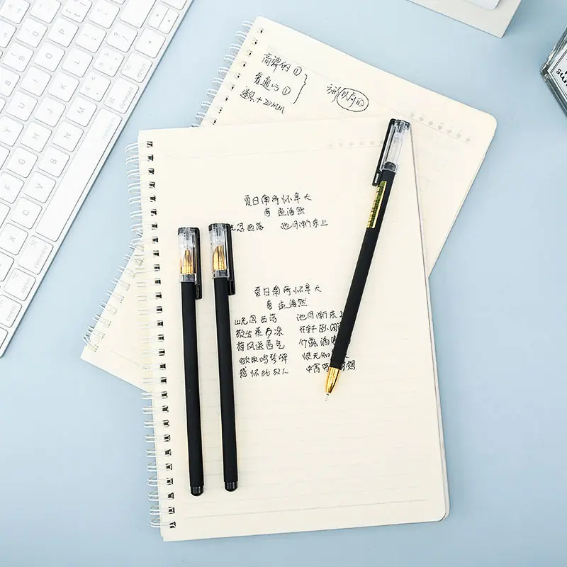Bút Gel Ống Kim Đầy Đủ, Màu Vàng Đen, Ưa Nhìn, Thích Hợp Cho Học Sinh Tiểu Học, Đặc Biệt Cho Kỳ Thi 0.5, Nhanh Khô, Mịn, Bút Nước, Được 7888 Người Thu Thập 6
