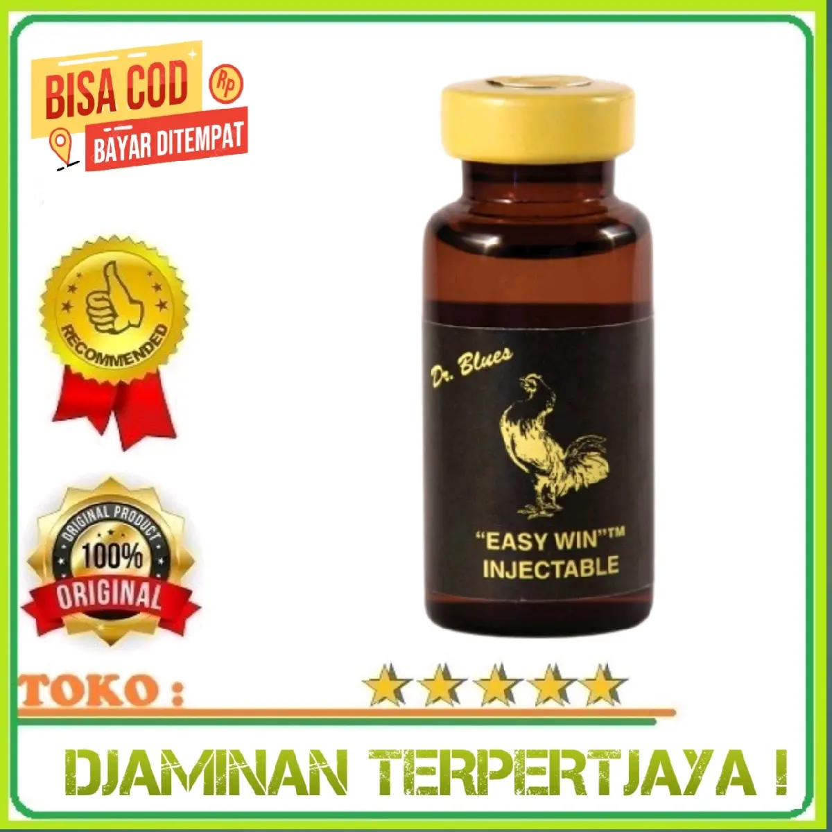 Distributor Resmi Doping Ayam Dr.blues Easy Win inj isi 10 ml Original USA