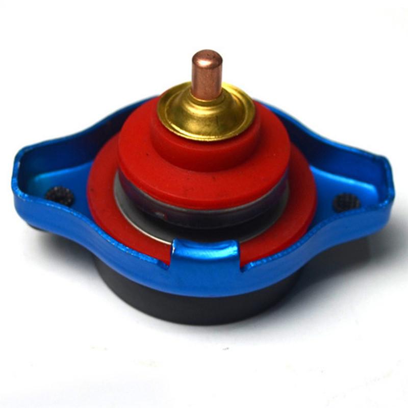 Universal Car Thermost Radiator Cap Cover & Water Temp Gauge Meter 1.1Bar 6