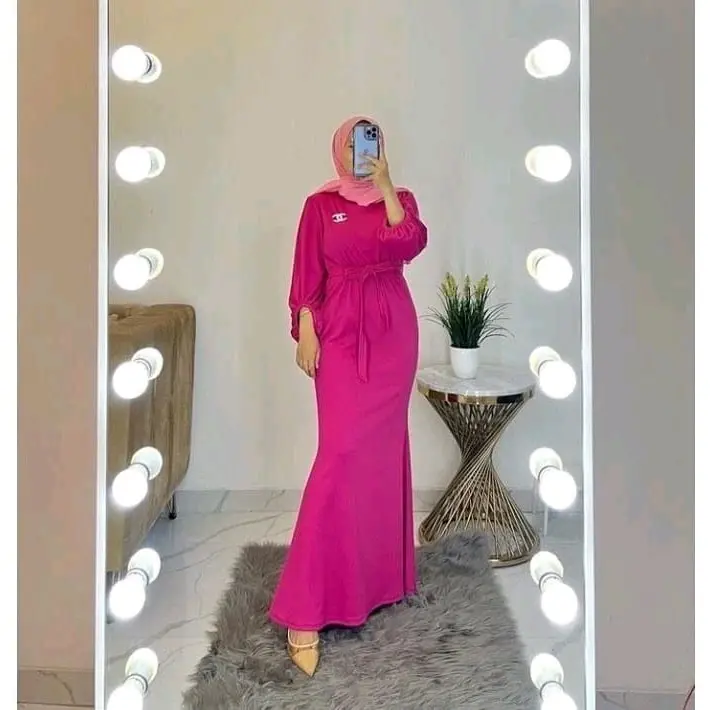 Azura dress - Baju kondangan Slim - dress kondangan tangan Balon Tali 3