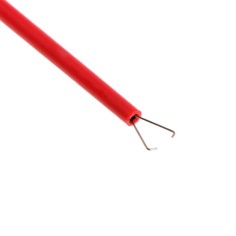 Insulated Test Hook Clip 1000V Testing Probe Instrument High Voltage 4mm Socket 6