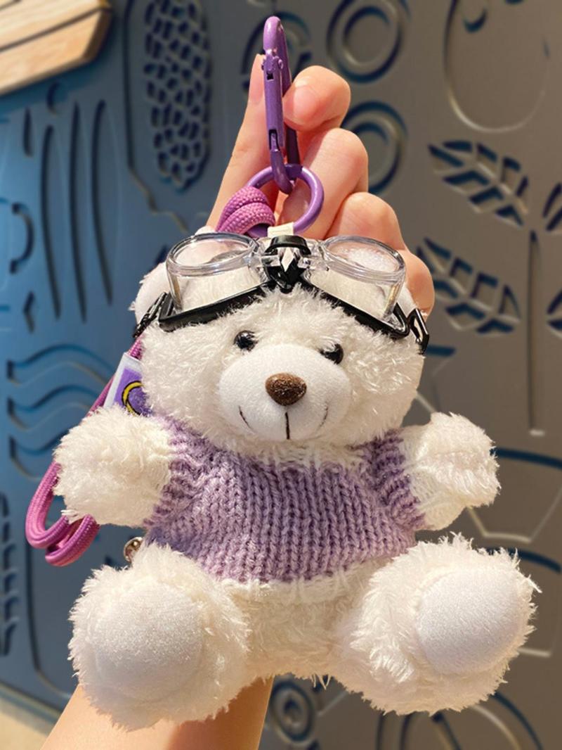Product Introduction of Cute Bear Design Bag Charm, Cute Bear Bag Keychain, Bag Charm for Backpack, Crossbody Bag, Keychain, Fashion Accessories for Women & Men 2