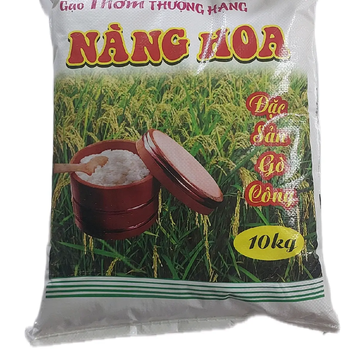 10KG % Gạo Thơm Đặc Sản Nàng Hoa - Gạo Mới Dẻo Nhiều Cơm Thơm  gạo  bửu Food