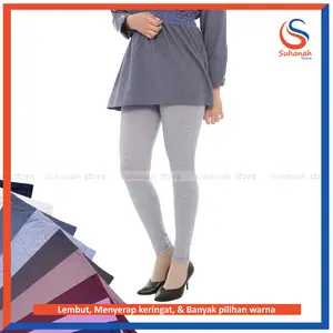 Legging Panjang Wanita Bahan Kaos Rayon Size Standar, Jumbo Dan Super Jumbo