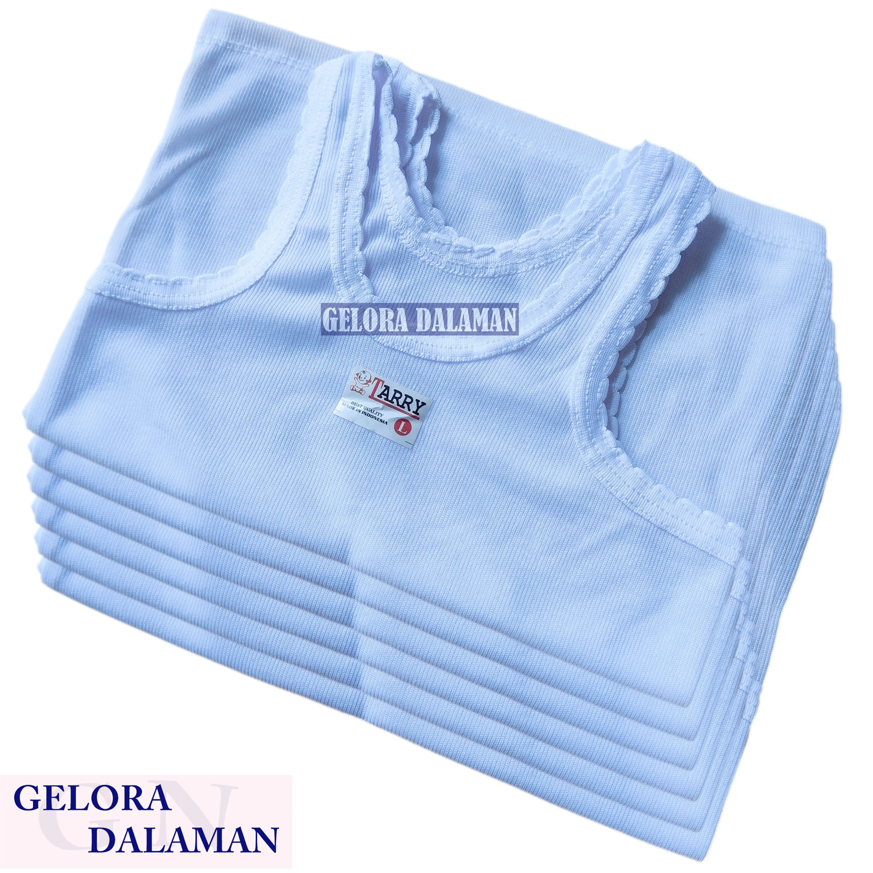 6 Pcs Singlet Jumbo Ukuran 6 8 10 12 Tahun Kaos Dalam Anak Tanpa Bolong Bolong Singlet Anak Laki Dan Perempuan