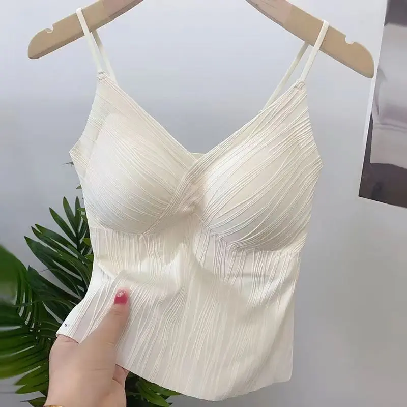 Seamless Beauty Back Camisole Women's Summer Thin with Chest Pad One-Piece Inner Wear Internet Hot Tube Top Outer Wear Wrapped Chest