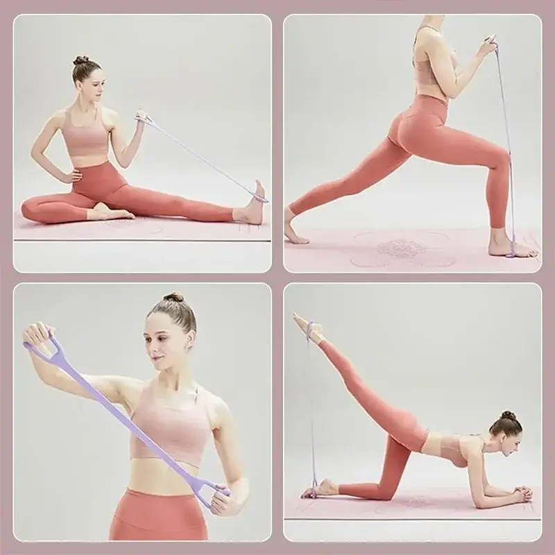 Tali Yoga Strap Yoga Tali Untuk Yoga Karet Tali Yoga Panjang 8