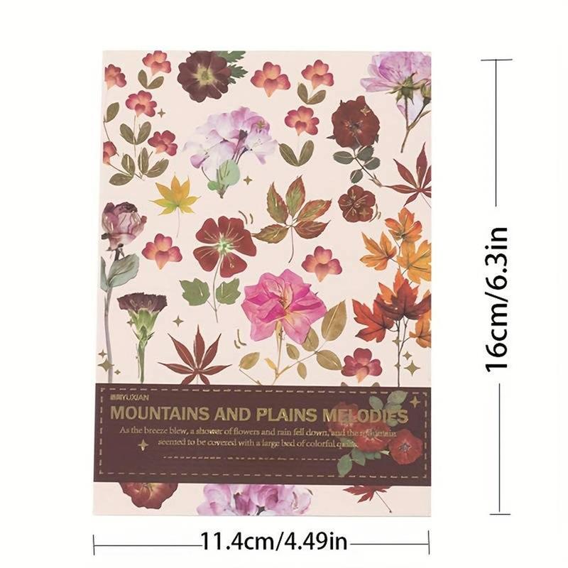 Vintage Floral & Botanical Pattern Stickers (20 Sheets/set), Waterproof Self Adhesive Decorative Stickers, Diy Decals for Water Bottle, Laptop, Phone Case, Scrapbooking, Journal Making 1