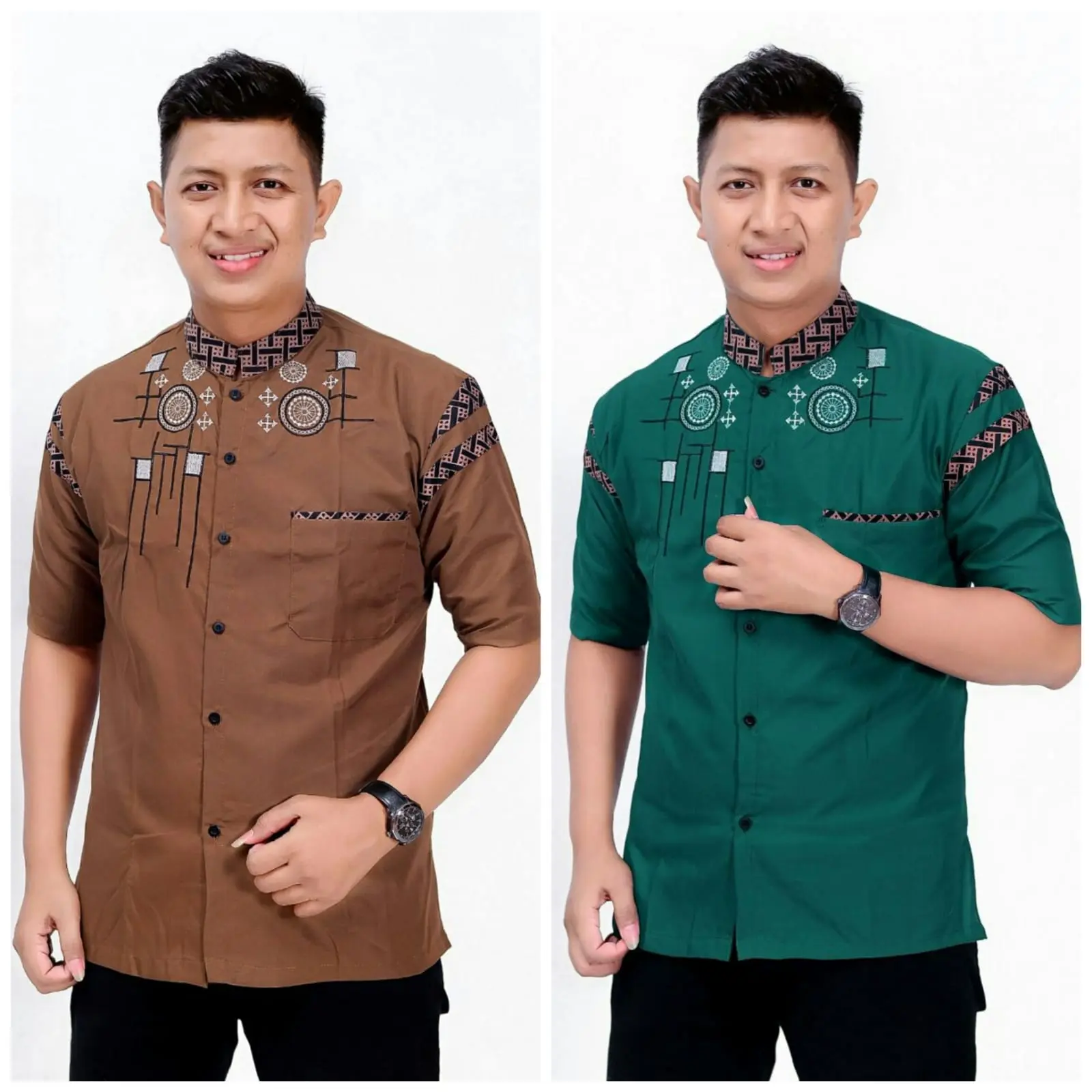 Baju Koko Pria Lengan Pendek Syubanul Muslimin baju koko