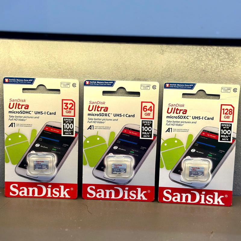 Thẻ nhớ SanDisk 128GB - 64GB - 32GB  tốc độ cao, Chuyên dùng cho camera Wifi Imou/Ezviz/Yoosee/Dahua/Carecam