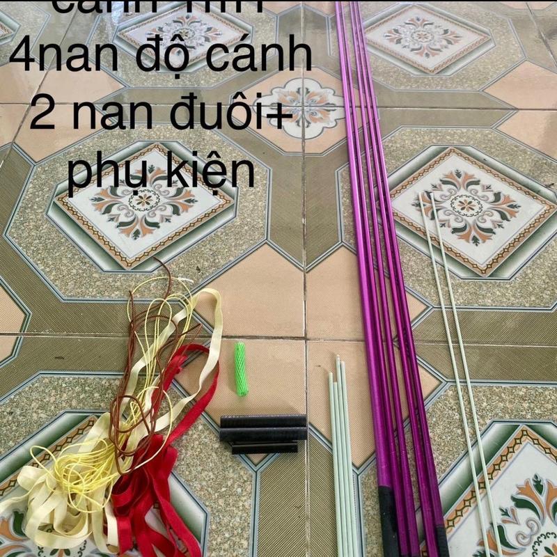 Khung diều tự làm Full Tím 1m8 đến 5m3 khung nan tím VIP đồ độ đầy đủ Đồ chơi Toy