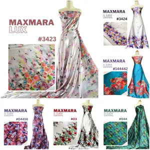 Kain Maxymara 02 (per 0.5M) Motif Kembang Buat Gamis, Bisa Seragam, Lebar 1.5M Kain Meteran Kain Grosir Kain Halus Kain Kebaya Batik Kain Kain Murah Kain Bunga