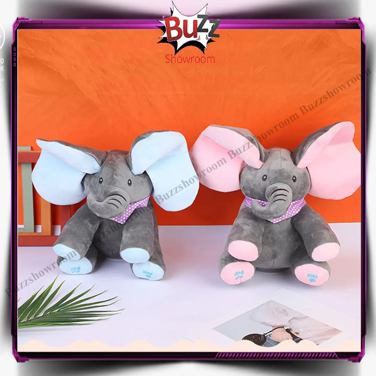 Boneka gajah peek a boo dog  elephant peek ka boo, cilukba
