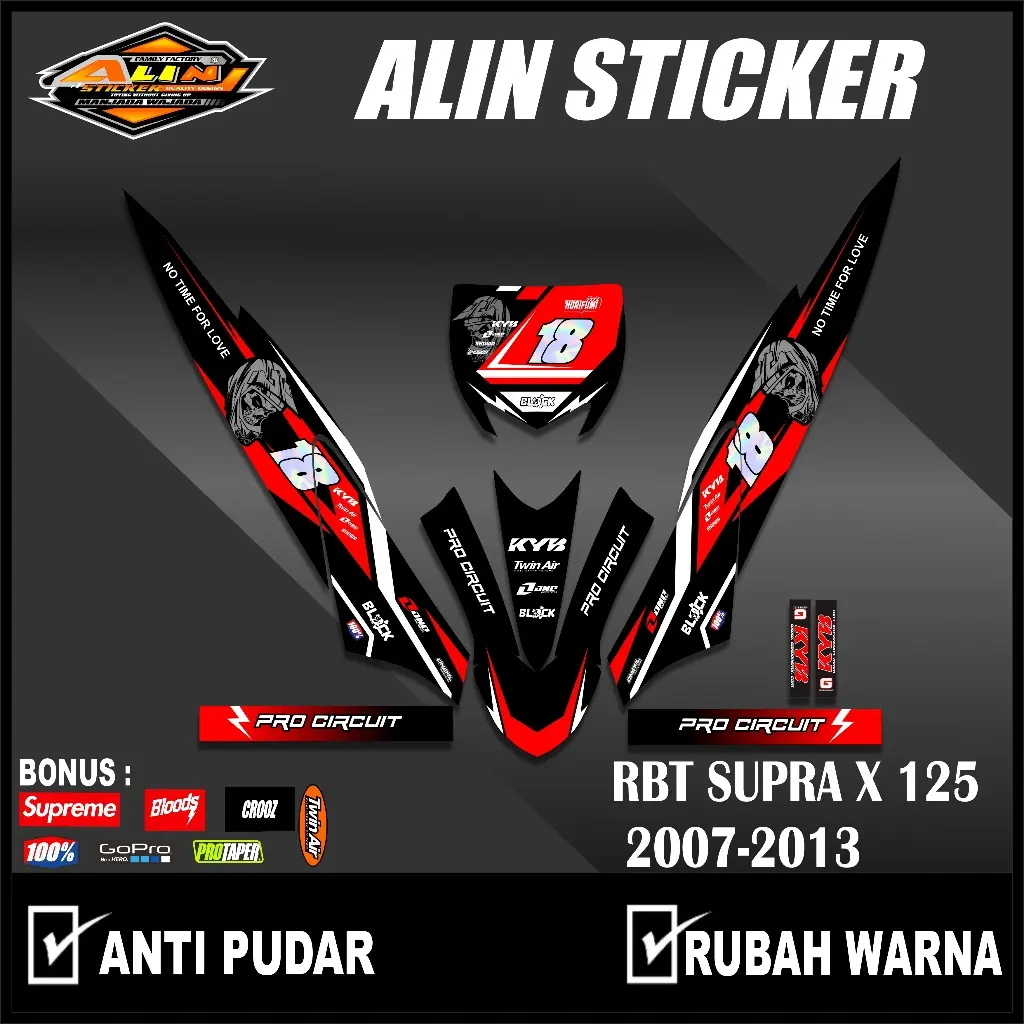 COD Sticker STRIPING semi fullbody RBT SUPRA  rbt VEGA BEBEK MODIF SUPERMOTO YZ CRF KLX RBT new terbaru MOTOR TRABAS