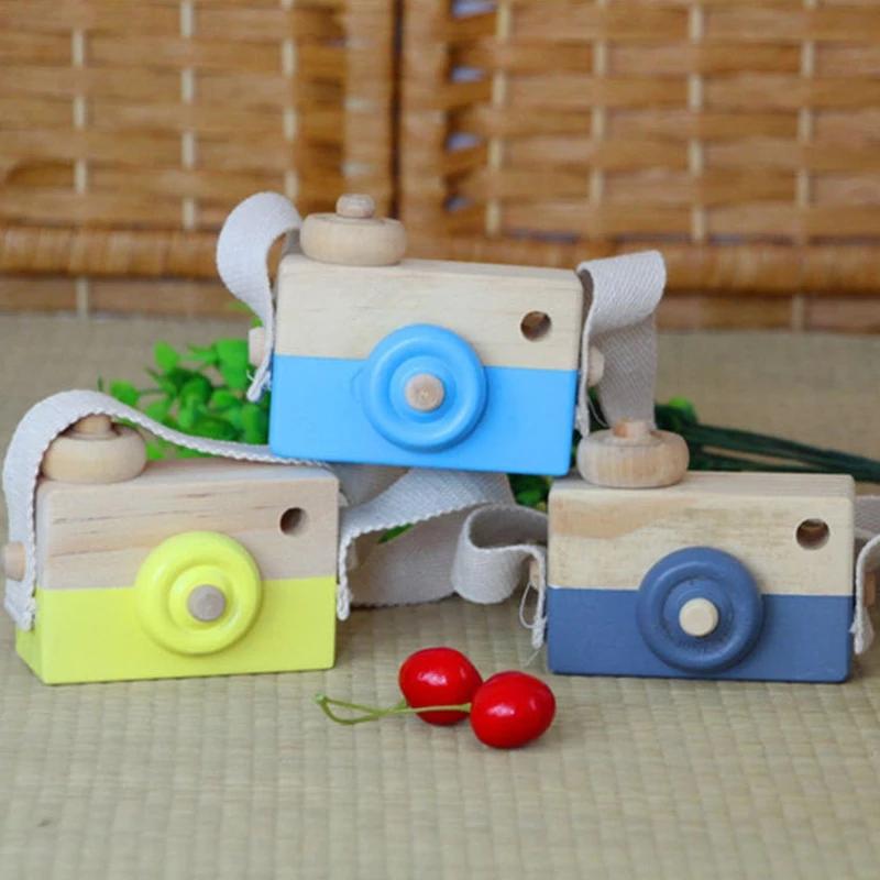 Product Introduction of Cute Wooden Toy Camera Camera Photography Prop Decoration Baby Kids Hanging  Children Educational Toy Birthday Christmas Gifts 4