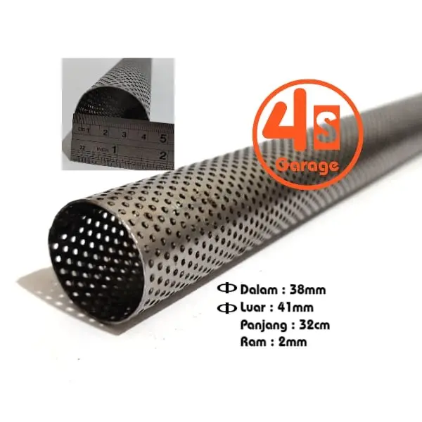 Saringan Knalpot Copy NORIFUMI TORCH BORE UP universal diameter 42mm Ram 1mm Dan 2mm Motorcycle
