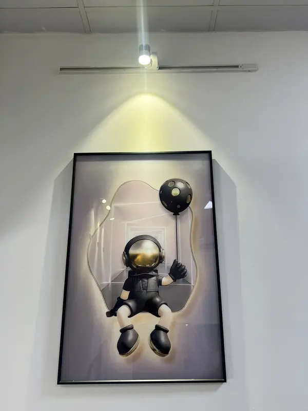 Tranh Cầu Thủ Siêu Sao Bóng Đá Tráng Gương Treo Tường Ranaldo Messi Neymar Mbappe CR7 M10 Real madrid MU Decor Phòng Khách Decor Phòng 6