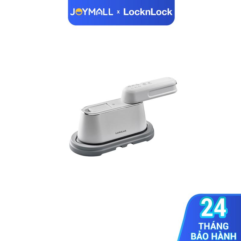 Bàn Ủi Hơi Nước LocknLock ENI262WHT 2 Trong 1 100ml 1300W Hàng Chính Hãng Ủi Đứng Và Nằm - JoyMall