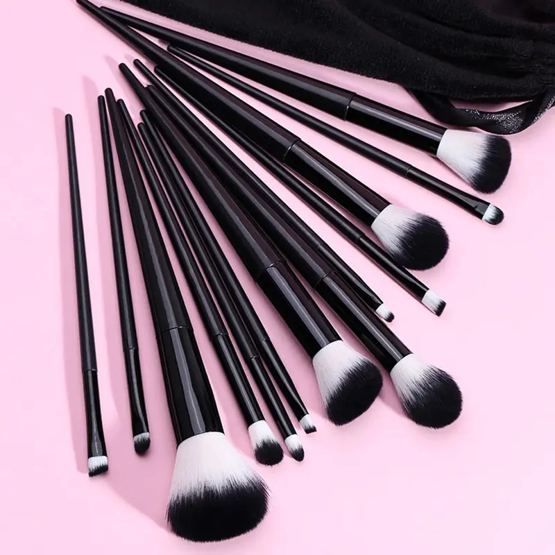 Makeup Brush Set, 13pcs/set Soft Fluffy Professional Cosmetic Foundation Powder Eyeshadow Kabuki Blending Make Up Brush with Bag, Makeup Tool 2