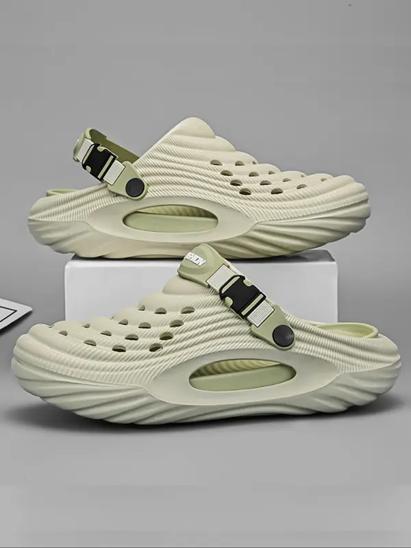 Unisex's Classic Clog, Casual Comfortable Breathable Clogs, Thick Sole Beach Shoes for Indoor & Outdoor Wear, Boy 6