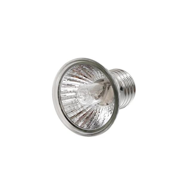 Lampu UVA UVB Halogen 50W  Penghangat Reptile Torto Sulcata Nomoy Kecil Iguana Kura Kura 8